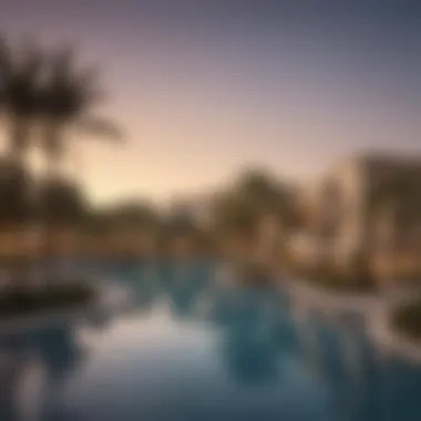 Community amenities including parks, pools, and recreational areas in Dubai Hills Estate