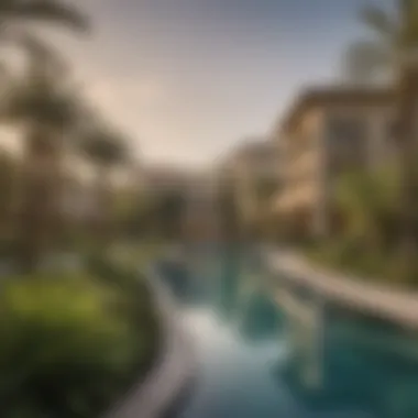 Luxurious amenities and lush green spaces in Eden Hills Dubai