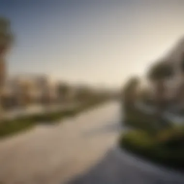 Community amenities in Jebel Ali Hills, featuring parks and recreational areas