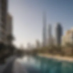 Dubai skyline showcasing luxury properties