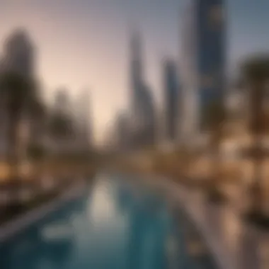 Cityscape of the UAE showcasing modern architecture