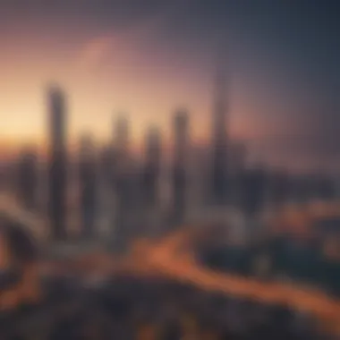 An overview of Dubai skyline symbolizing relocation