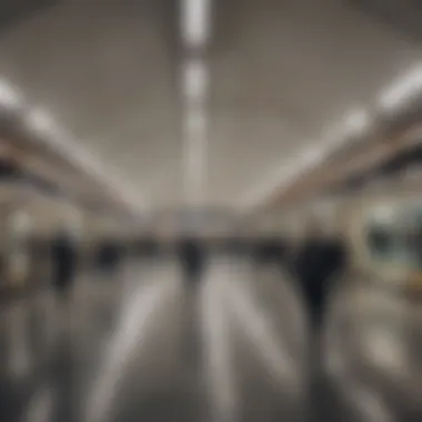 Passengers utilizing the Salah Al-Din Metro Station