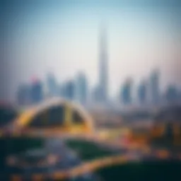 Dubai skyline showcasing real estate development