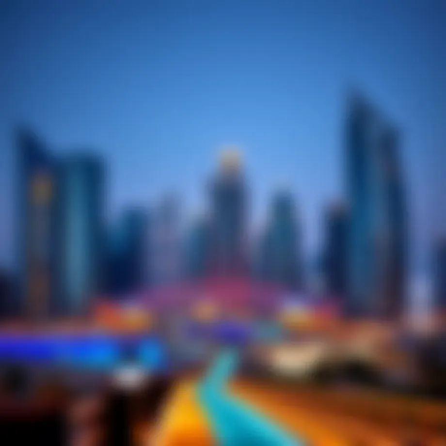 Luxurious Dubai skyline showcasing modern architecture
